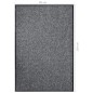 vidaXL Felpudo gris 80x120 cm vidaXL Felpudo gris 80x120 cm