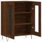 vidaXL Aparador de madera de ingeniería marrón roble 69,5x34x90 cm