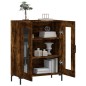 vidaXL Aparador de madera de ingeniería roble ahumado 69,5x34x90 cm vidaXL Aparador de madera de ingeniería roble ahumado 69,5x34x90 cm