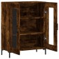 vidaXL Aparador de madera de ingeniería roble ahumado 69,5x34x90 cm vidaXL Aparador de madera de ingeniería roble ahumado 69,5x34x90 cm