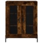 vidaXL Aparador de madera de ingeniería roble ahumado 69,5x34x90 cm vidaXL Aparador de madera de ingeniería roble ahumado 69,5x34x90 cm