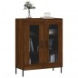 vidaXL Aparador de madera de ingeniería marrón roble 69,5x34x90 cm vidaXL Aparador de madera de ingeniería marrón roble 69,5x34x90 cm