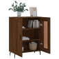 vidaXL Aparador de madera de ingeniería marrón roble 69,5x34x90 cm vidaXL Aparador de madera de ingeniería marrón roble 69,5x34x90 cm