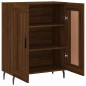 vidaXL Aparador de madera de ingeniería marrón roble 69,5x34x90 cm vidaXL Aparador de madera de ingeniería marrón roble 69,5x34x90 cm