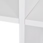 vidaXL Estantería librería en forma de escalera 142 cm blanca vidaXL Estantería librería en forma de escalera 142 cm blanca