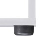 vidaXL Estantería librería en forma de escalera 142 cm blanca vidaXL Estantería librería en forma de escalera 142 cm blanca