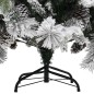 vidaXL Árbol de Navidad con nieve flocada y piñas PVC y PE 150 cm vidaXL Árbol de Navidad con nieve flocada y piñas PVC y PE 150 cm