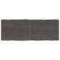 vidaXL Tablero mesa madera tratada borde vivo marrón 160x60x(2-6) cm vidaXL Tablero mesa madera tratada borde vivo marrón 160x60x(2-6) cm