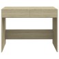 vidaXL Escritorio de madera contrachapada roble Sonoma 101x50x76,5 cm vidaXL Escritorio de madera contrachapada roble Sonoma 101x50x76,5 cm