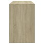 vidaXL Escritorio de madera contrachapada roble Sonoma 101x50x76,5 cm vidaXL Escritorio de madera contrachapada roble Sonoma 101x50x76,5 cm