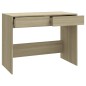 vidaXL Escritorio de madera contrachapada roble Sonoma 101x50x76,5 cm vidaXL Escritorio de madera contrachapada roble Sonoma 101x50x76,5 cm