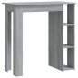 vidaXL Mesa alta con estante gris Sonoma 102x50x103,5 cm vidaXL Mesa alta con estante gris Sonoma 102x50x103,5 cm