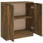 vidaXL Aparador madera contrachapada color roble ahumado 60x30x70 cm vidaXL Aparador madera contrachapada color roble ahumado 60x30x70 cm