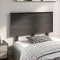 vidaXL Cabecero de cama madera maciza de pino gris 124x6x82,5 cm