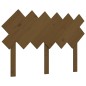 vidaXL Cabecero de cama madera maciza pino marrón miel 122,5x3x80,5 cm vidaXL Cabecero de cama madera maciza pino marrón miel 122,5x3x80,5 cm