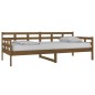 vidaXL Sofá cama madera maciza de pino marrón miel 90x200 cm vidaXL Sofá cama madera maciza de pino marrón miel 90x200 cm