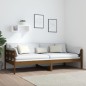 vidaXL Sofá cama madera maciza de pino marrón miel 90x200 cm vidaXL Sofá cama madera maciza de pino marrón miel 90x200 cm