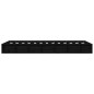 vidaXL Estructura cama madera maciza negro 140x190 cm vidaXL Estructura cama madera maciza negro 140x190 cm