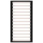 vidaXL Estructura cama madera maciza negro 140x190 cm vidaXL Estructura cama madera maciza negro 140x190 cm