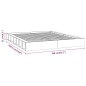 vidaXL Estructura cama madera maciza negro 140x190 cm vidaXL Estructura cama madera maciza negro 140x190 cm
