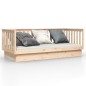 vidaXL Sofá cama madera maciza de pino 80x200 cm