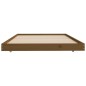 vidaXL Estructura de cama madera maciza pino marrón miel 100x200 cm vidaXL Estructura de cama madera maciza pino marrón miel 100x200 cm