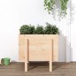 vidaXL Jardinera madera maciza de pino 62x50x57 cm vidaXL Jardinera madera maciza de pino 62x50x57 cm