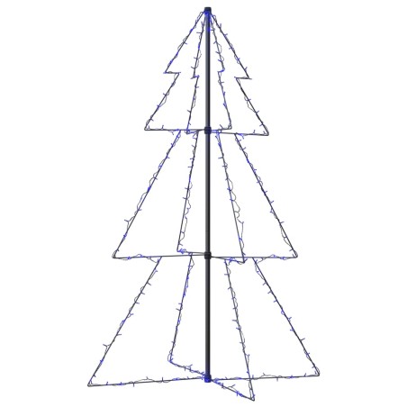 vidaXL Árbol de Navidad 200 luces LED interior y exterior 98x150 cm