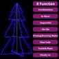 vidaXL Árbol de Navidad 200 luces LED interior y exterior 98x150 cm vidaXL Árbol de Navidad 200 luces LED interior y exterior 98x150 cm