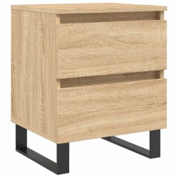 vidaXL Mesita de noche madera de ingeniería roble Sonoma 40x35x50 cm