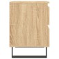 vidaXL Mesita de noche madera de ingeniería roble Sonoma 40x35x50 cm vidaXL Mesita de noche madera de ingeniería roble Sonoma 40x35x50 cm