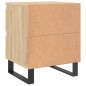 vidaXL Mesita de noche madera de ingeniería roble Sonoma 40x35x50 cm vidaXL Mesita de noche madera de ingeniería roble Sonoma 40x35x50 cm