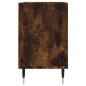 vidaXL Mueble de TV madera de ingeniería roble ahumado 69,5x30x50 cm vidaXL Mueble de TV madera de ingeniería roble ahumado 69,5x30x50 cm