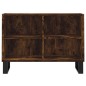 vidaXL Mueble de TV madera de ingeniería roble ahumado 69,5x30x50 cm vidaXL Mueble de TV madera de ingeniería roble ahumado 69,5x30x50 cm