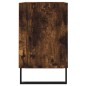 vidaXL Mueble de TV madera de ingeniería roble ahumado 69,5x30x50 cm vidaXL Mueble de TV madera de ingeniería roble ahumado 69,5x30x50 cm