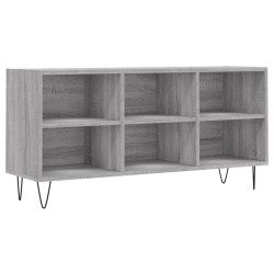 vidaXL Mueble de TV madera de ingeniería gris Sonoma 103,5x30x50 cm