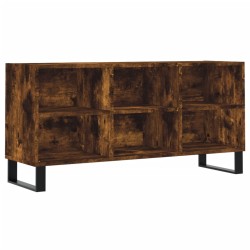 vidaXL Mueble de TV madera de ingeniería roble ahumado 103,5x30x50 cm