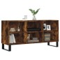vidaXL Mueble de TV madera de ingeniería roble ahumado 103,5x30x50 cm