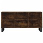 vidaXL Mueble de TV madera de ingeniería roble ahumado 103,5x30x50 cm
