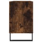 vidaXL Mueble de TV madera de ingeniería roble ahumado 103,5x30x50 cm