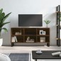 vidaXL Mueble de TV madera de ingeniería marrón roble 103,5x30x50 cm