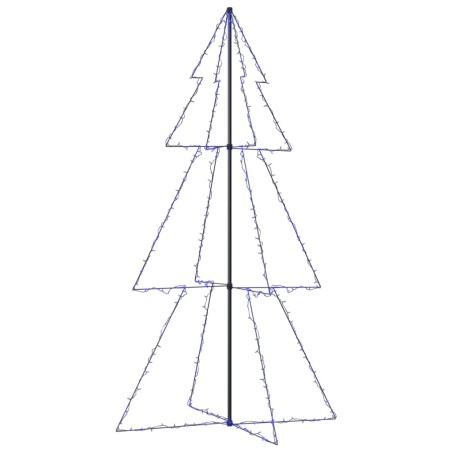 vidaXL Árbol de Navidad 300 luces LED interior y exterior 120x220 cm