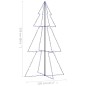 vidaXL Árbol de Navidad 300 luces LED interior y exterior 120x220 cm vidaXL Árbol de Navidad 300 luces LED interior y exterior 120x220 cm