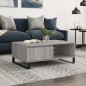 vidaXL Mesa de centro madera de ingeniería gris Sonoma 90x60x35 cm