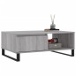 vidaXL Mesa de centro madera de ingeniería gris Sonoma 90x60x35 cm