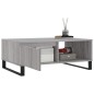 vidaXL Mesa de centro madera de ingeniería gris Sonoma 90x60x35 cm