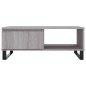 vidaXL Mesa de centro madera de ingeniería gris Sonoma 90x60x35 cm