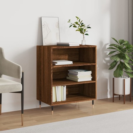 vidaXL Aparador madera de ingeniería marrón roble 57x35x70 cm