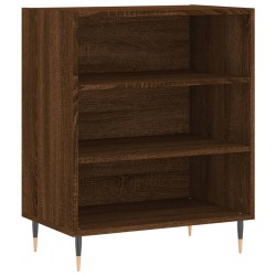 vidaXL Aparador madera de ingeniería marrón roble 57x35x70 cm