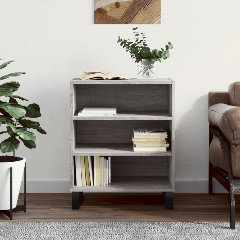 vidaXL Aparador madera de ingeniería gris Sonoma 57x35x70 cm vidaXL Aparador madera de ingeniería gris Sonoma 57x35x70 cm